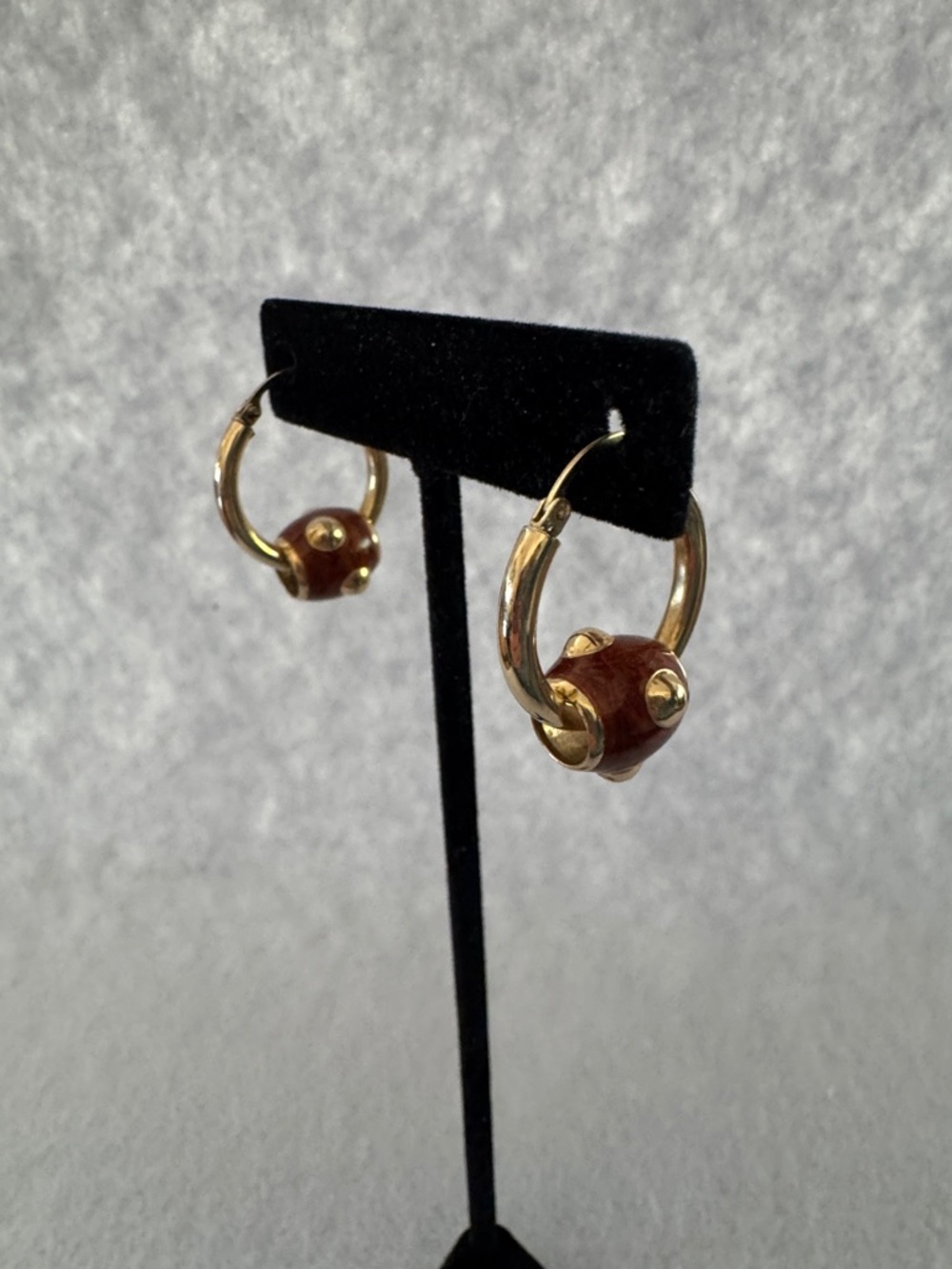 Vintage Barrel Charms for hoop earrings